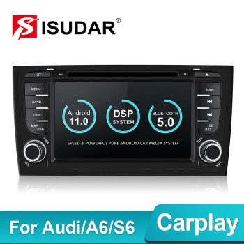 Isudar PX6 2 Din Android 11 For Audi A6 C5 S6 RS6