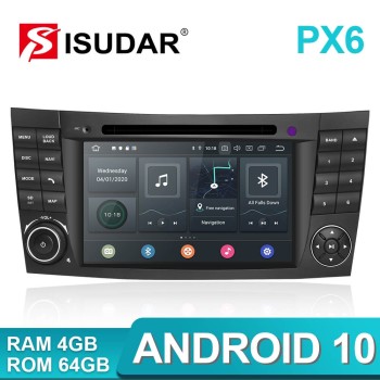 Clearance Sale！Isudar PX6 Android 10 2 Din Car Multimedia Player For Mercedes/Benz/E-Class/W211/E300/CLK/W209