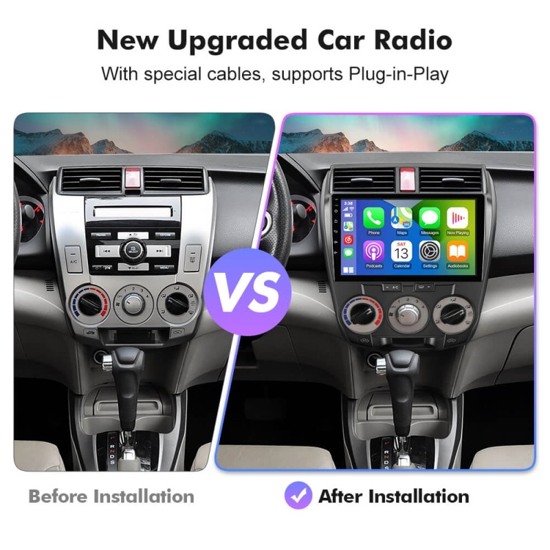 NEW! Android 13 Car Radio For Honda City 2008-2013 Multimedia Video Player Navigation GPS 4G