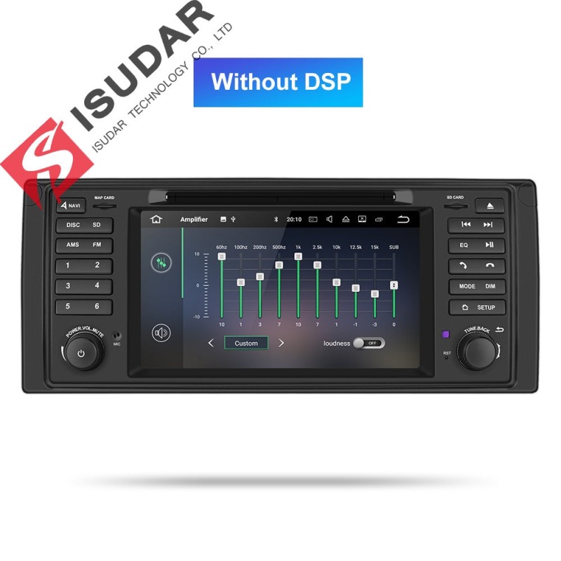 ISUDAR Auto radio Android 9 Octa core For BMW/E39/X5/E53