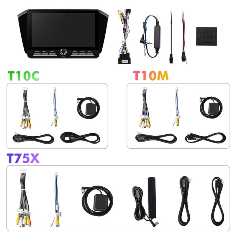 10 inch Android 14 New Design Angle Key 2.0 Touch Screen Car Radio Button Car Stereo For VW/Volkswagen Passat B8 2015-