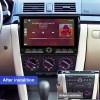 10 inch Android 14 New Design Angle Key 2.0 Touch Screen Car Radio Button Car Stereo For Mazda 3 2004-2009