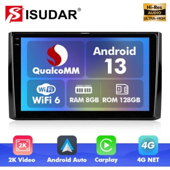 Q6 Qualcomm Android 13 For Skoda Kodiaq 2017-2021 10 screen multimedia car radio DSP ADAU
