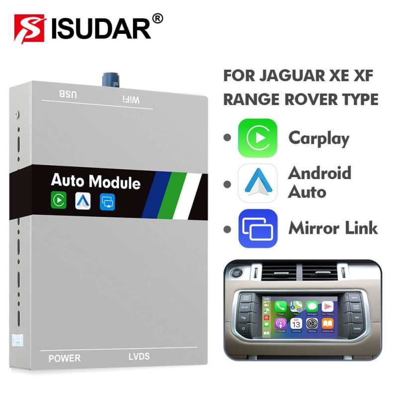 ISUDAR Carplay samrtbox For Land Rover/Range Rover/Evoque/Discovery 4 LR4 Jaguar/XE/XF