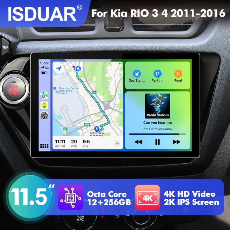 NEW! 11.5” Android 13 For Kia Rio 3 4 2011-2016 Carplay Car Radio HDMI RDS
