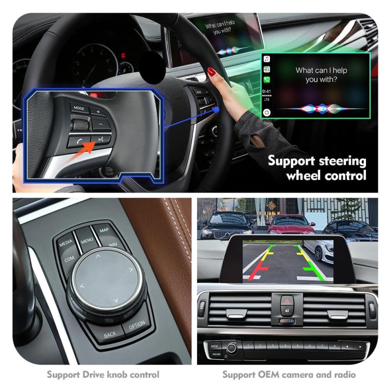 NEW! ISUDAR Apple Carplay& Android Auto Modem For BMW & MINI NBT System