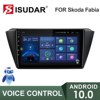 ISUDAR V57S 2 Din Android 10 Car Radio For Skoda Fabia 2015-2019