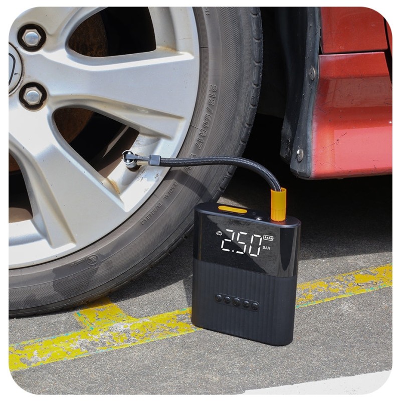 4 In 1 Car Jump Starter Tire Air Pump 600A 8800mAh Emergency Engine 150PSI Compressor Booster Starting Inflator Motor Bicycle