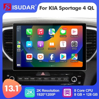 ISUDAR 2K 13.1 Inch Android 12 Car Radio For KIA Sportage 4 KX5 2016 - 2018 2019-2021