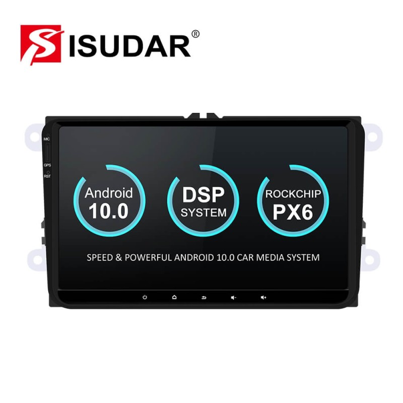 Clearance Sale！Isudar 9 inch 1 Din Android 10 Radio For VW/Golf/Tiguan/Skoda