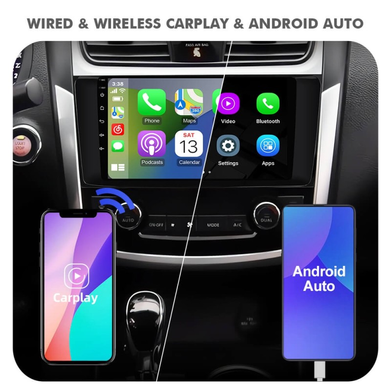 ISUDAR T72 Android 10 Car Radio 9'' For Nissan Teana 3 Altima 5 L33 2013 -2018